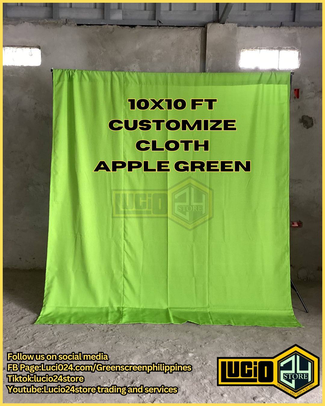 GreenScreen Backdrop 10x12ft