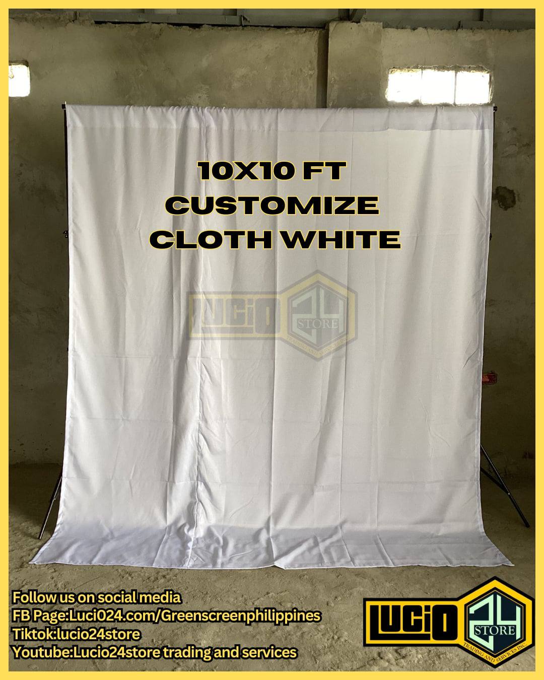 GreenScreen Backdrop 10x12ft